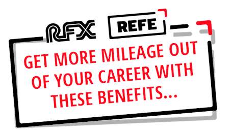 RFX | Get more mileage out of your career with these benefits.